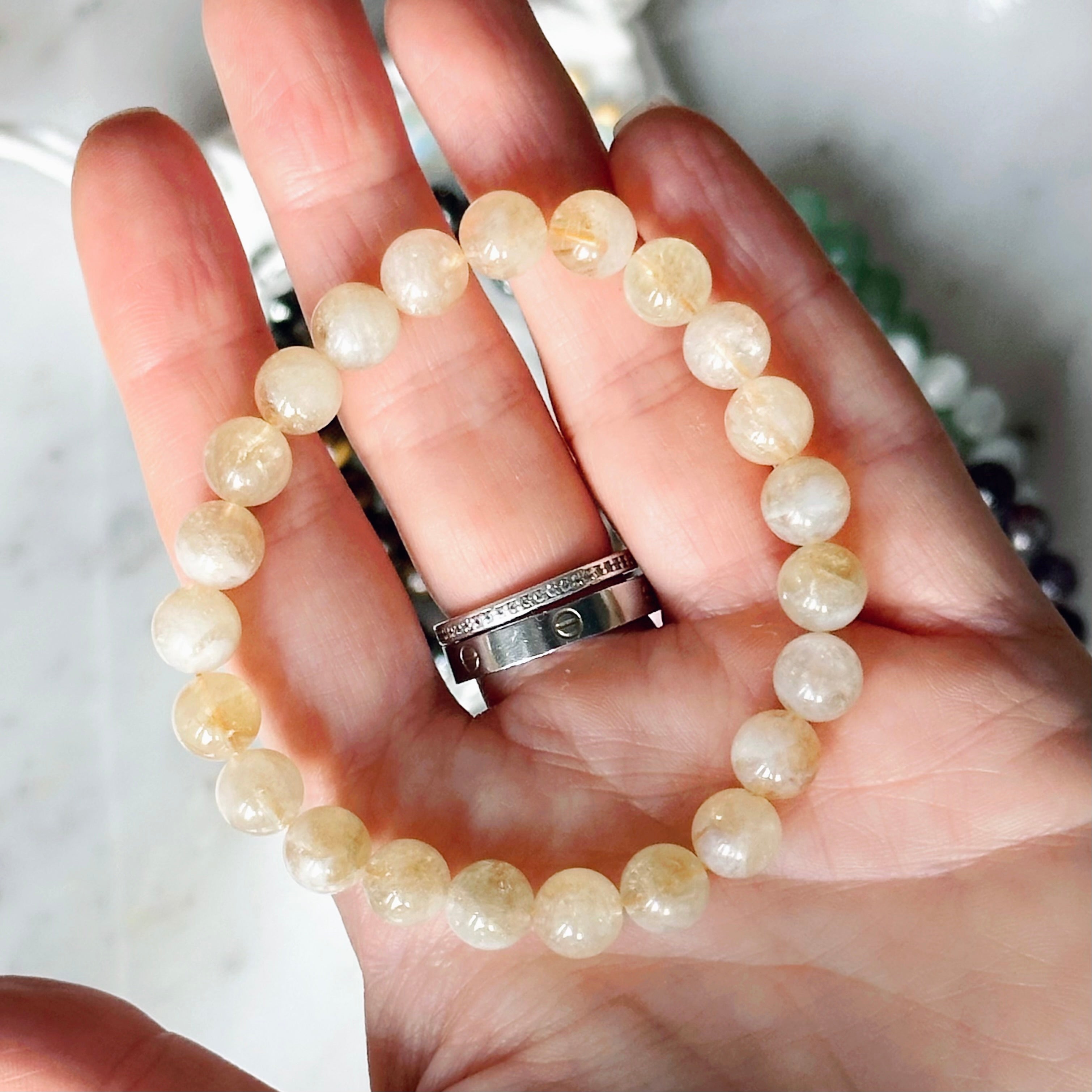 Kristallarmband Citrin