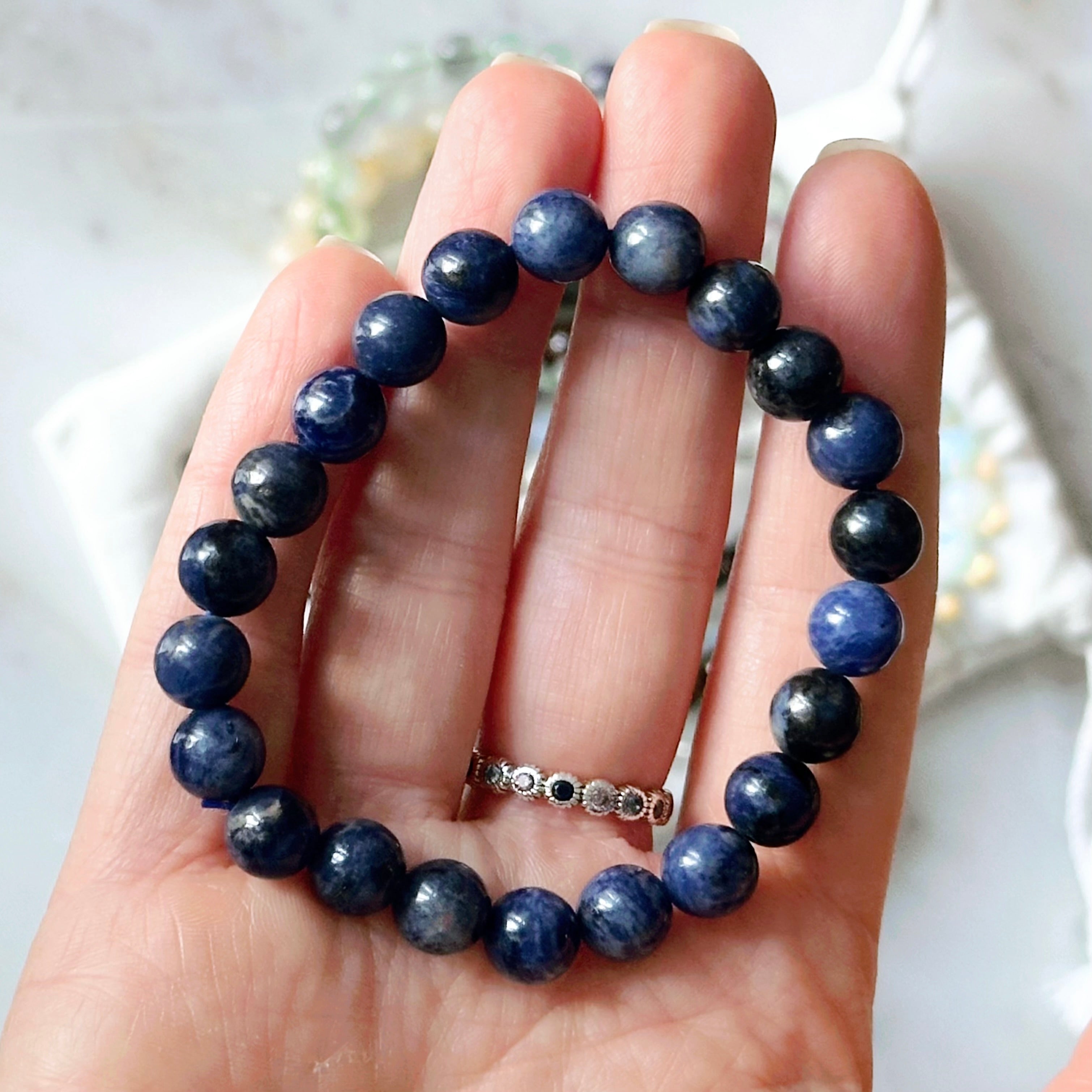 Kristallarmband Sodalith