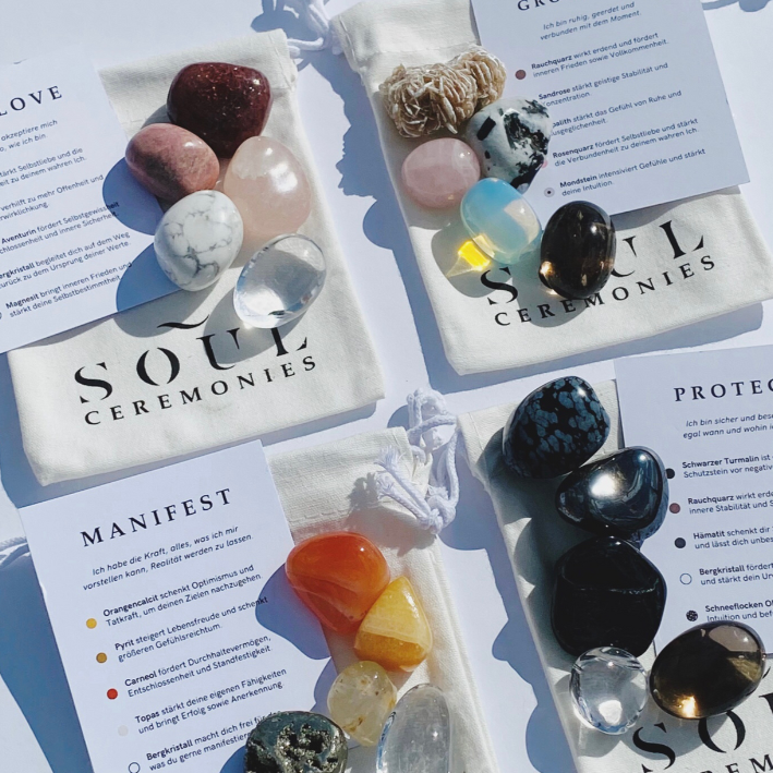 Kristall-Bundle – 3 kaufen, 1 geschenkt + gratis Räucherset