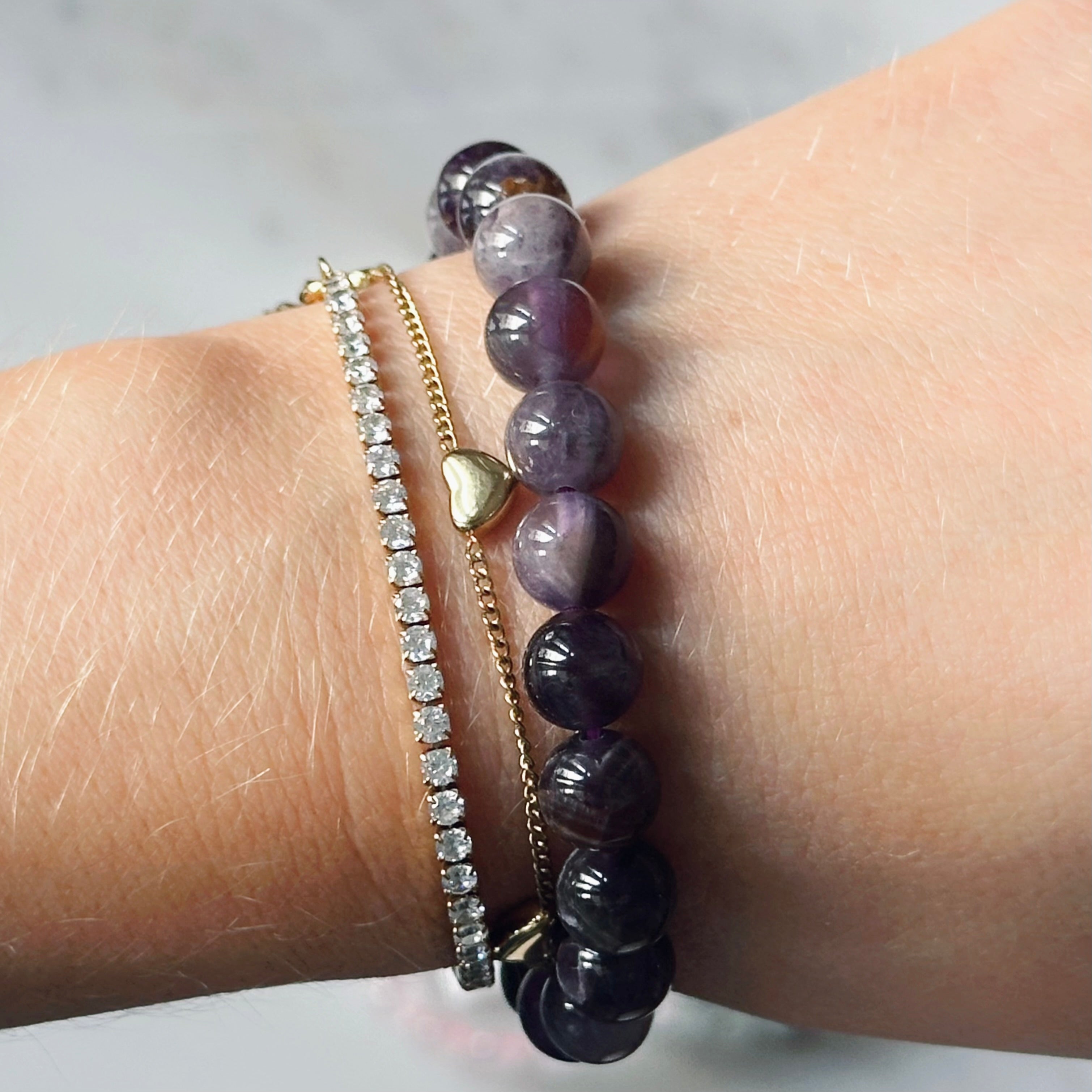 Amethyst Kristallarmband