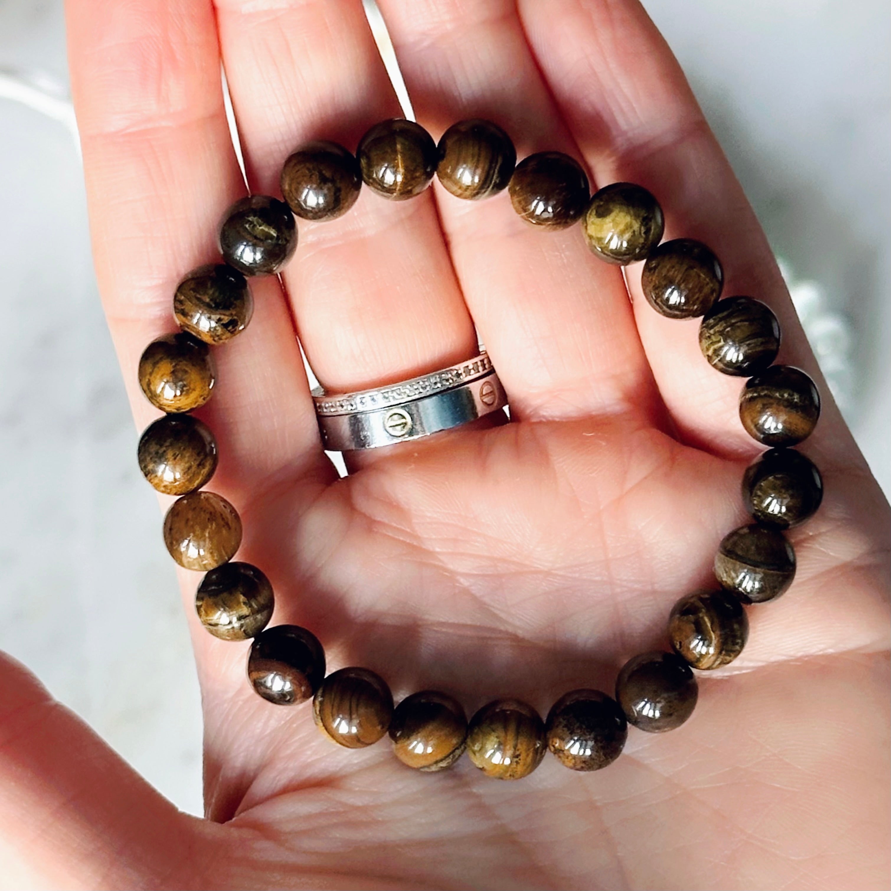 Kristallarmband Tigerauge