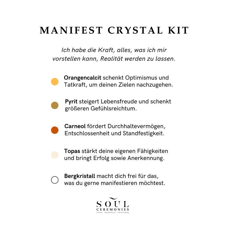 Manifestation Kristall-Set — Manifest