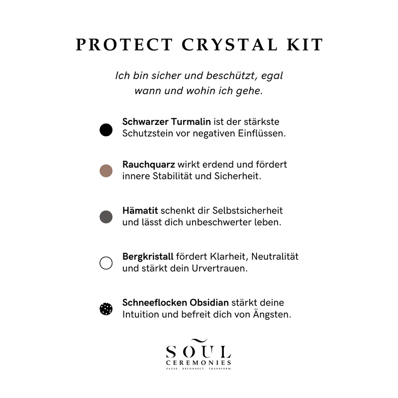 Schutz Kristall-Set — Protect